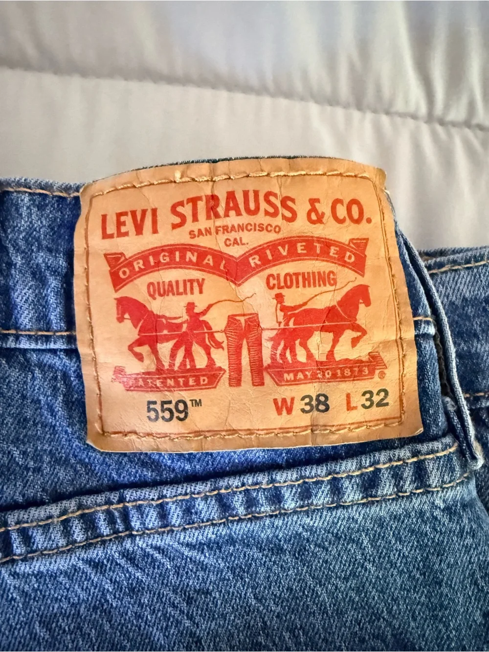 Levi's Men's Light Blue Straight-Leg Jeans